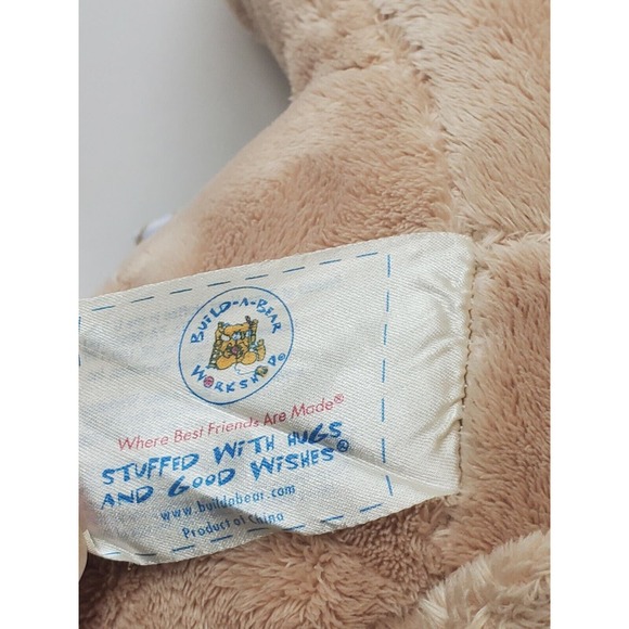 Build a bear Workshop bear with fish Hawaiian shirt drawstring bag and phone - Picture 9 of 11